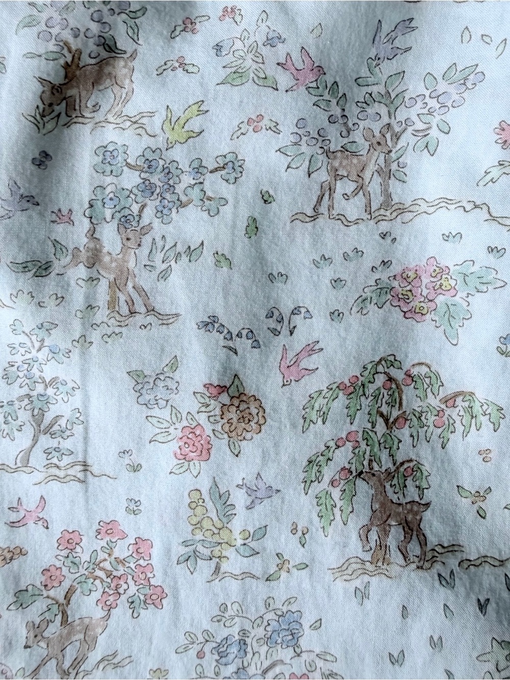 Trotters London Girls Floral Cream Pajama Set Sz 4/5 - Picture 11 of 12